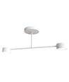Halo 2 Hvid loftslampe - GX53, 230V, uden lyskilde