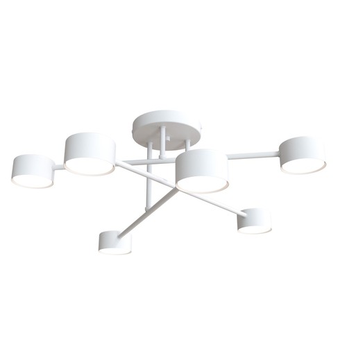 Halo 6 Hvid loftslampe - GX53, 230V, uden lyskilde