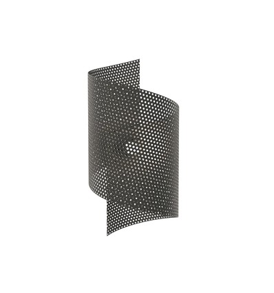 Spiral Sort væglampe - G9, 230V, uden lyskilde