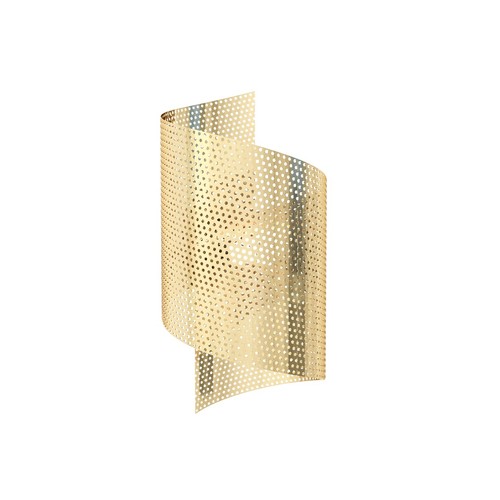 Spiral Guld væglampe - G9, 230V, uden lyskilde