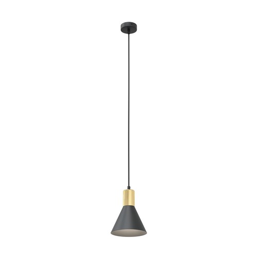 Rosa 1 Sort pendellampe - Ø16 cm, E27, 230V, uden lyskilde