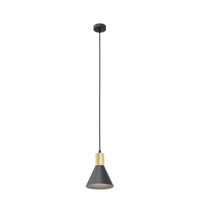 Rosa 1 Sort pendellampe - Ø16 cm, E27, 230V, uden lyskilde