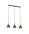 Rosa 3 Sort pendellampe - Ø16 cm, E27, 230V, uden lyskilde