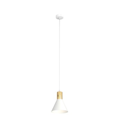Rosa 1 Hvid pendellampe - Ø16 cm, E27, 230V, uden lyskilde