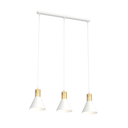 Rosa 3 Hvid pendellampe - Ø16 cm, E27, 230V, uden lyskilde