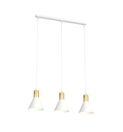 Rosa 3 Hvid pendellampe - Ø16 cm, E27, 230V, uden lyskilde