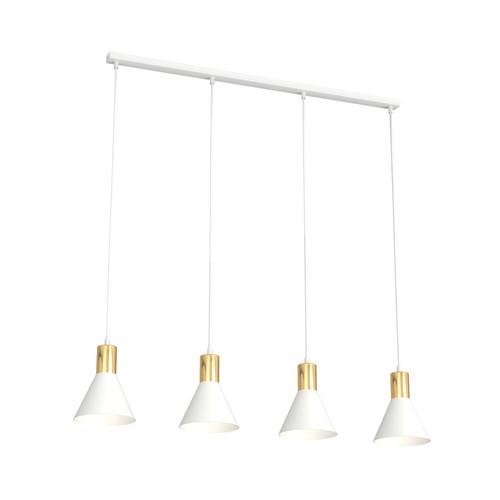 Rosa 4 Hvid pendellampe - Ø16 cm, E27, 230V, uden lyskilde