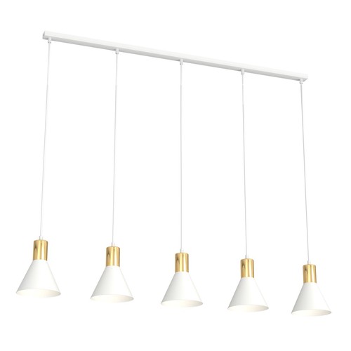 Rosa 5 Hvid pendellampe - Ø16 cm, E27, 230V, uden lyskilde