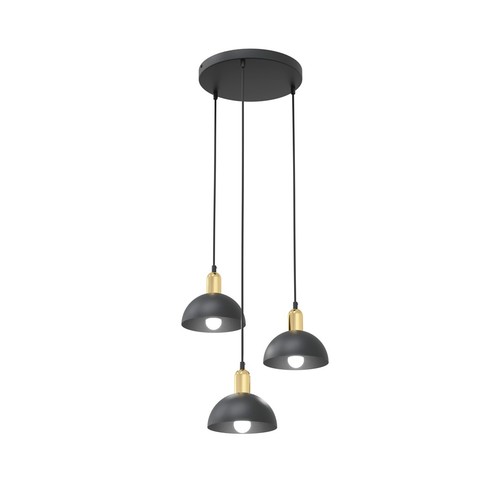 Moto 3 Sort Prem pendellampe - Ø18 cm, E14, 230V, uden lyskilde