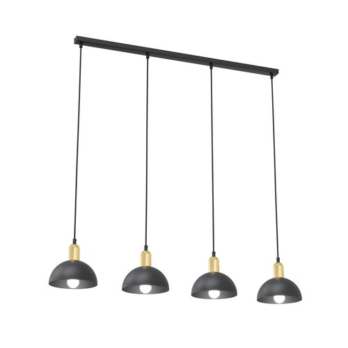 Moto 4 Sort pendellampe - Ø18 cm, E14, 230V, uden lyskilde