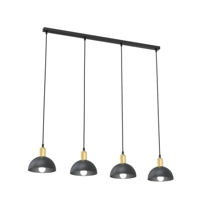 Moto 4 Sort pendellampe - Ø18 cm, E14, 230V, uden lyskilde