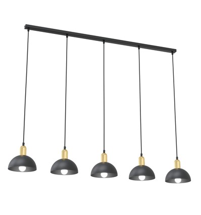Moto 5 Sort pendellampe - Ø18 cm, E14, 230V, uden lyskilde