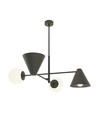 Hermes 4 Sort lysekrone - Ø15 cm, E14, 230V, uden lyskilde