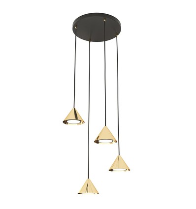 Elit 4 Premium Guld pendellampe - GX53, 230V, uden lyskilde