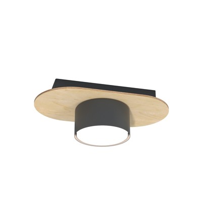 Diaz 1 Sort/Wood loftslampe - GX53, 230V, uden lyskilde