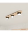 Diaz 3 Sort/Wood loftslampe - GX53, 230V, uden lyskilde