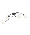 Vibra 4 Sort/Opal loftslampe - Ø15 cm, E14, 230V, uden lyskilde