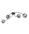 Vibra 4 Sort/Grafit loftslampe - Ø15 cm, E14, 230V, uden lyskilde