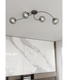 Vibra 4 Sort/Grafit loftslampe - Ø15 cm, E14, 230V, uden lyskilde