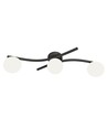 Opus 3 Sort/Opal loftslampe - Ø15 cm, E14, 230V, uden lyskilde