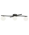 Opus 3 Sort/Opal loftslampe - Ø15 cm, E14, 230V, uden lyskilde