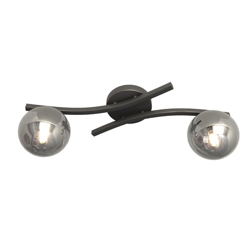 Opus 2 Sort/Grafit loftslampe - Ø15 cm, E14, 230V, uden lyskilde