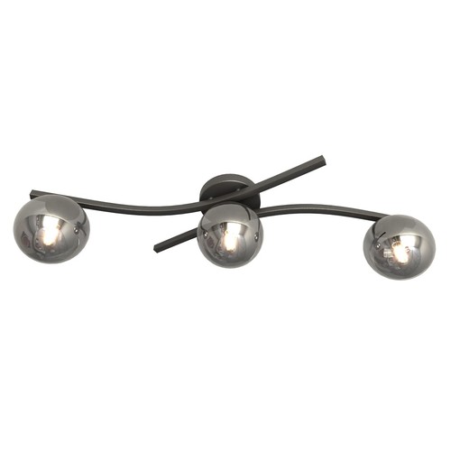 Opus 3 Sort/Grafit loftslampe - Ø15 cm, E14, 230V, uden lyskilde