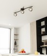Opus 3 Sort/Grafit loftslampe - Ø15 cm, E14, 230V, uden lyskilde