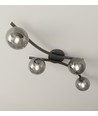 Opus 4 Sort/Grafit loftslampe - Ø15 cm, E14, 230V, uden lyskilde