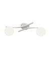 Opus 2 Hvid/Opal loftslampe - Ø15 cm, E14, 230V, uden lyskilde
