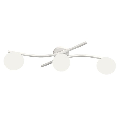 Opus 3 Hvid/Opal loftslampe - Ø15 cm, E14, 230V, uden lyskilde