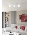 Opus 3 Hvid/Opal loftslampe - Ø15 cm, E14, 230V, uden lyskilde