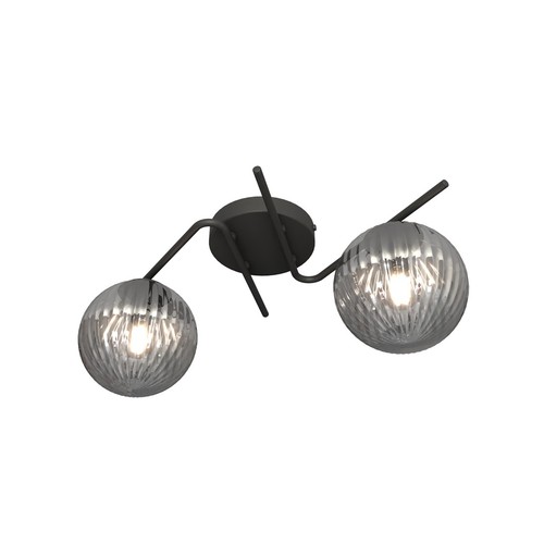 Vespa 2 Sort/Grafit loftslampe - Ø15 cm, E14, 230V, uden lyskilde