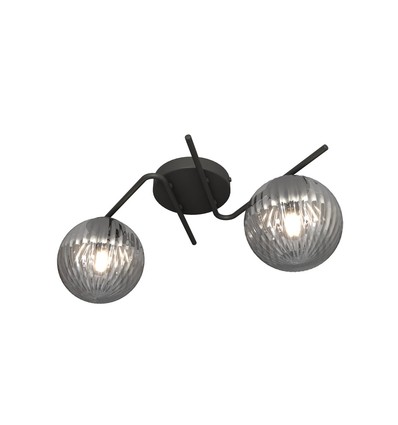 Vespa 2 Sort/Grafit loftslampe - Ø15 cm, E14, 230V, uden lyskilde