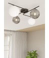 Vespa 4 Sort Mix loftslampe - Ø15 cm, E14, 230V, uden lyskilde