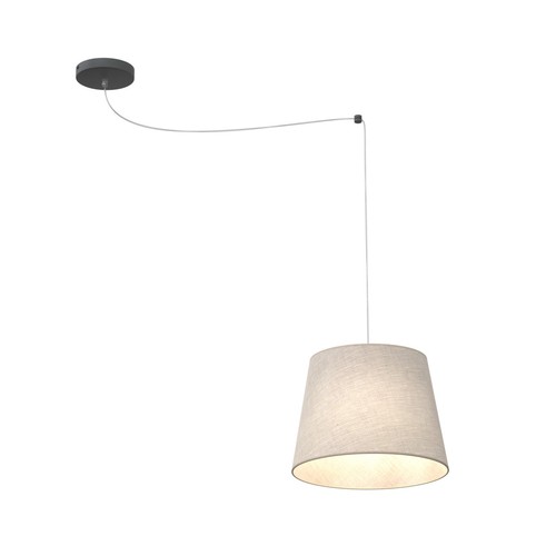 Ascot 1 Beige pendellampe - Ø38 cm, E27, 230V, uden lyskilde