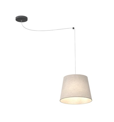 Ascot 1 Beige pendellampe - Ø38 cm, E27, 230V, uden lyskilde