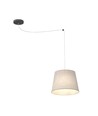Ascot 1 Beige pendellampe - Ø38 cm, E27, 230V, uden lyskilde