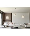 Ascot 3 Beige pendellampe - Ø38 cm, E27, 230V, uden lyskilde
