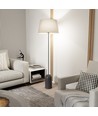 Pearl LP1 Beige gulvlampe - Ø44 cm, E27, 230V, uden lyskilde