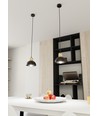Seco 1 Sort loftslampe - Ø18 cm, E27, 230V, uden lyskilde