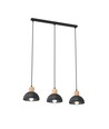 Seco 3 Sort loftslampe - Ø18 cm, E27, 230V, uden lyskilde