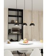 Seco 3 Sort loftslampe - Ø18 cm, E27, 230V, uden lyskilde