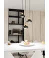 Seco 3 Sort Prem loftslampe - Ø18 cm, E27, 230V, uden lyskilde