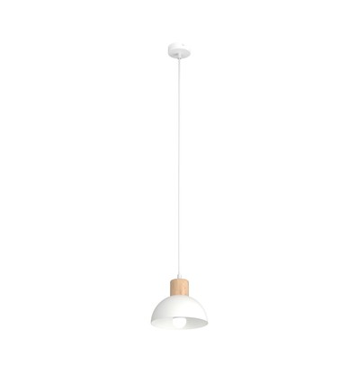 Seco 1 Hvid loftslampe - Ø18 cm, E27, 230V, uden lyskilde