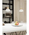 Seco 1 Hvid loftslampe - Ø18 cm, E27, 230V, uden lyskilde