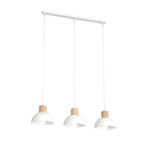Seco 3 Hvid loftslampe - Ø18 cm, E27, 230V, uden lyskilde