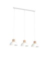 Seco 3 Hvid loftslampe - Ø18 cm, E27, 230V, uden lyskilde
