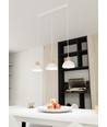 Seco 3 Hvid loftslampe - Ø18 cm, E27, 230V, uden lyskilde