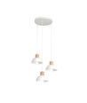 Seco 3 Hvid Prem loftslampe - Ø18 cm, E27, 230V, uden lyskilde